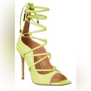 Lita by Ciara Strappy Heel Sandal Stiletto 4" heels lime size EU‎ 42 US 11/11.5